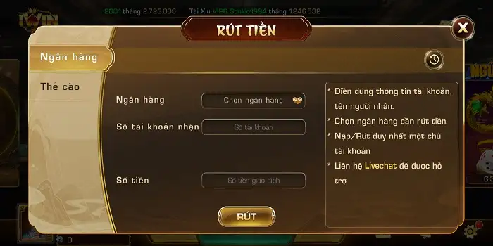 Thanh khoản rút tiền siêu tốc