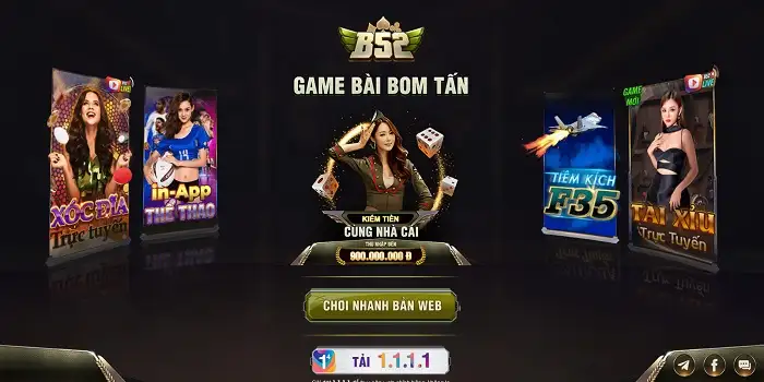 Trang chủ chính của B52.Vin