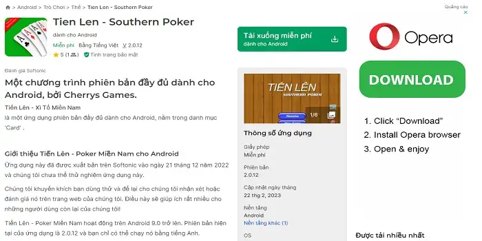 App game tiến lên - Southern poker