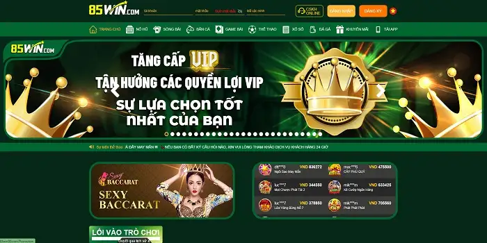 Trang chủ chính thức của nhà cái 85Win88