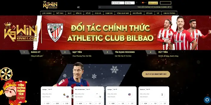 Trang chủ của nhà cái uy tín xanh chín K9Win888 Org